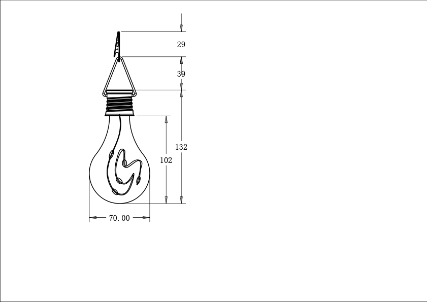 Ampoule colorée solaire - micro LED à suspendre - Galix Solaire Shop