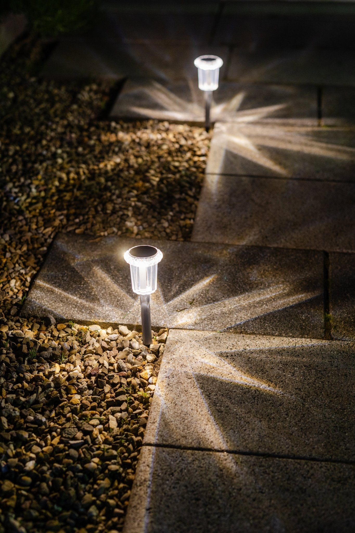 Balise solaire H30cm - effet Étoile - Galix Solaire Shop