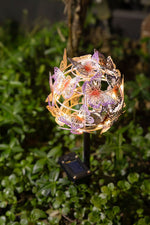 Décoration lumineuse solaire Métal : Nuée de Papillons - Galix Solaire Shop