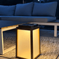 Lampe solaire design AURA SOLAIRE – Bois & Verre | USB rechargeable, 2 couleurs, 3 intensités - Galix Solaire Shop