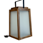 Lampe solaire design AURA SOLAIRE – Bois & Verre | USB rechargeable, 2 couleurs, 3 intensités - Galix Solaire Shop