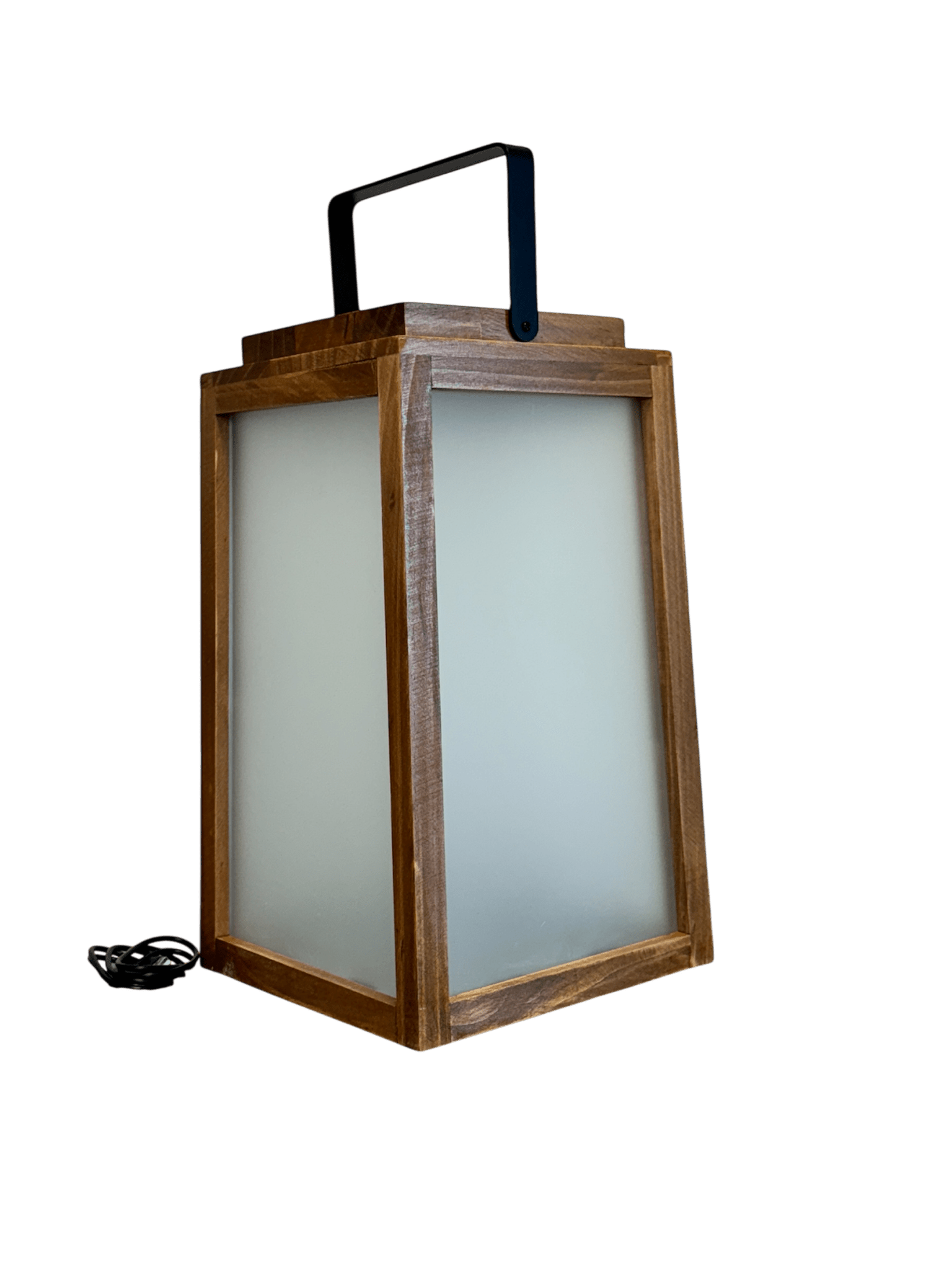 Lampe solaire design AURA SOLAIRE – Bois & Verre | USB rechargeable, 2 couleurs, 3 intensités - Galix Solaire Shop