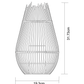 Lampe solaire NATURELIA SOLAIRE rotin tressé. Effet bougie, design naturel et romantique. Idéale jardin, terrasse, balcon et allée. - Galix Solaire Shop