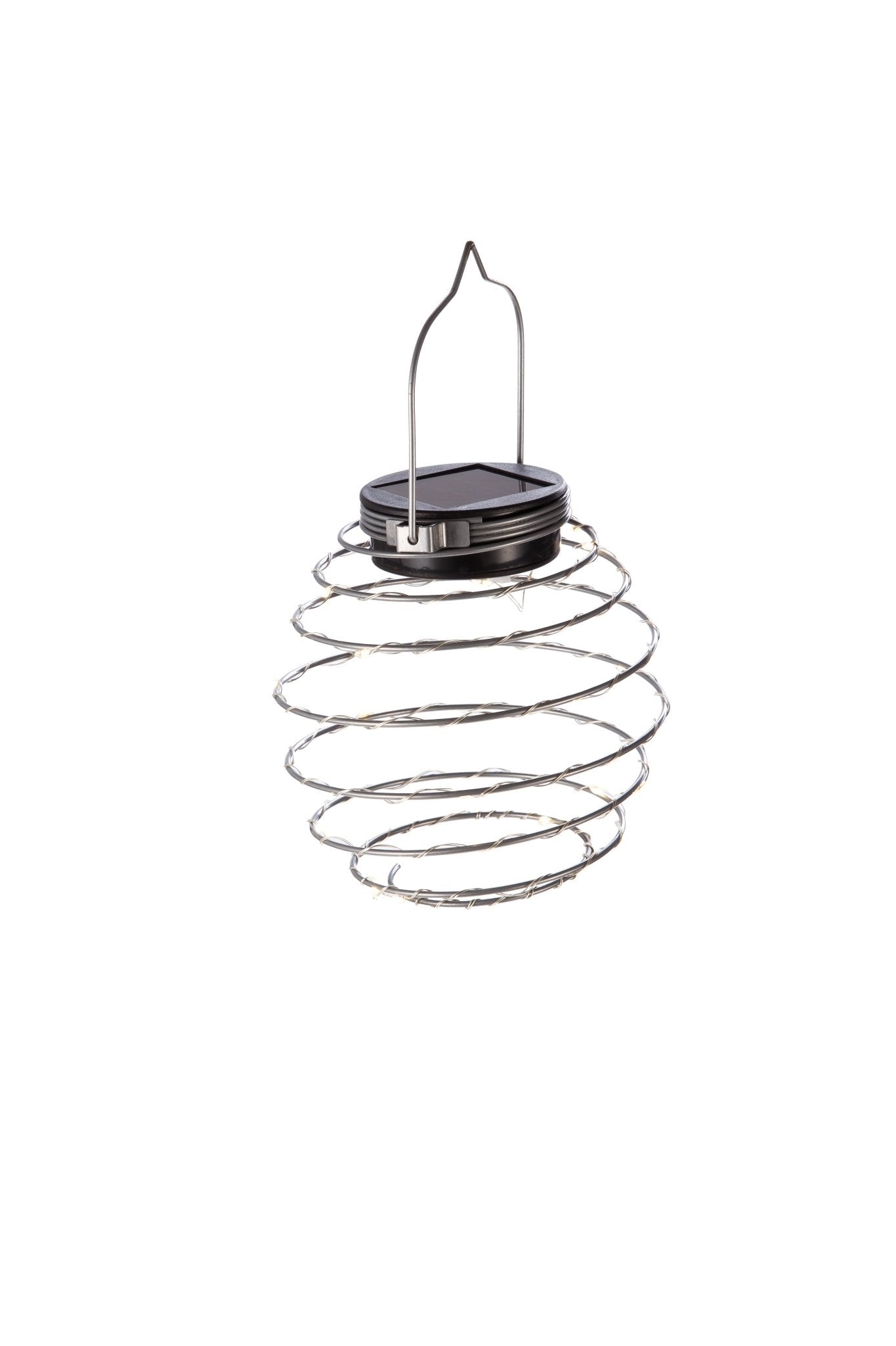 Lot de 2 suspensions spirale solaire 16 LED - Galix Solaire Shop
