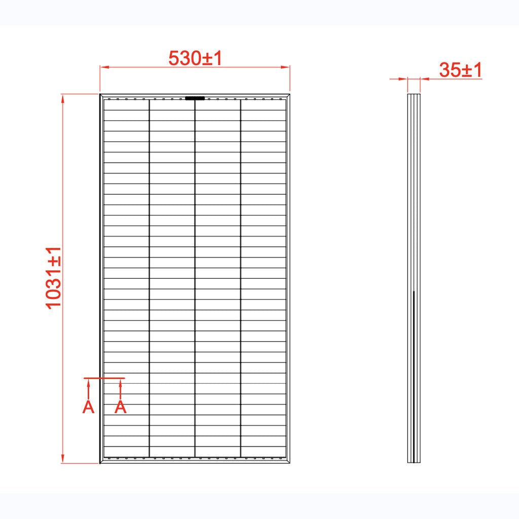 Panneau solaire Série Blackwell 100W - Galix Solaire Shop