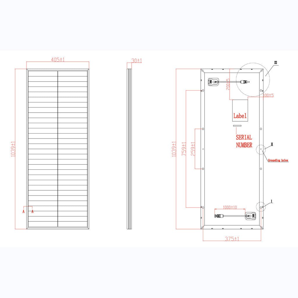 Panneau solaire Série Blackwell 85W - Galix Solaire Shop
