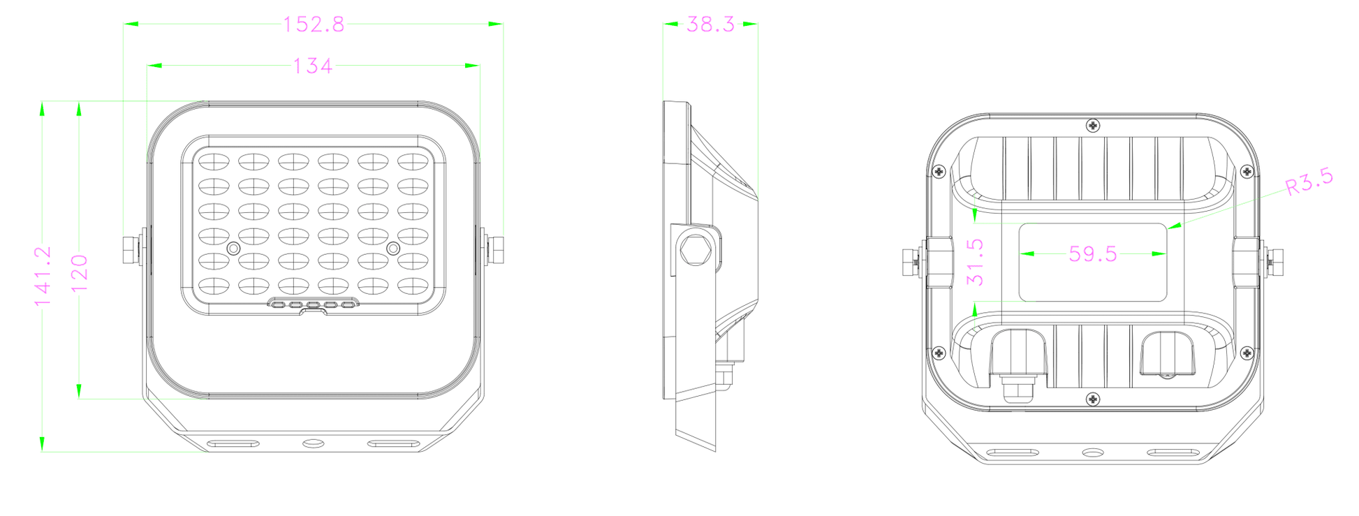 Projecteur LED solaire 850 Lumens avec panneau déporté - Galix Solaire Shop