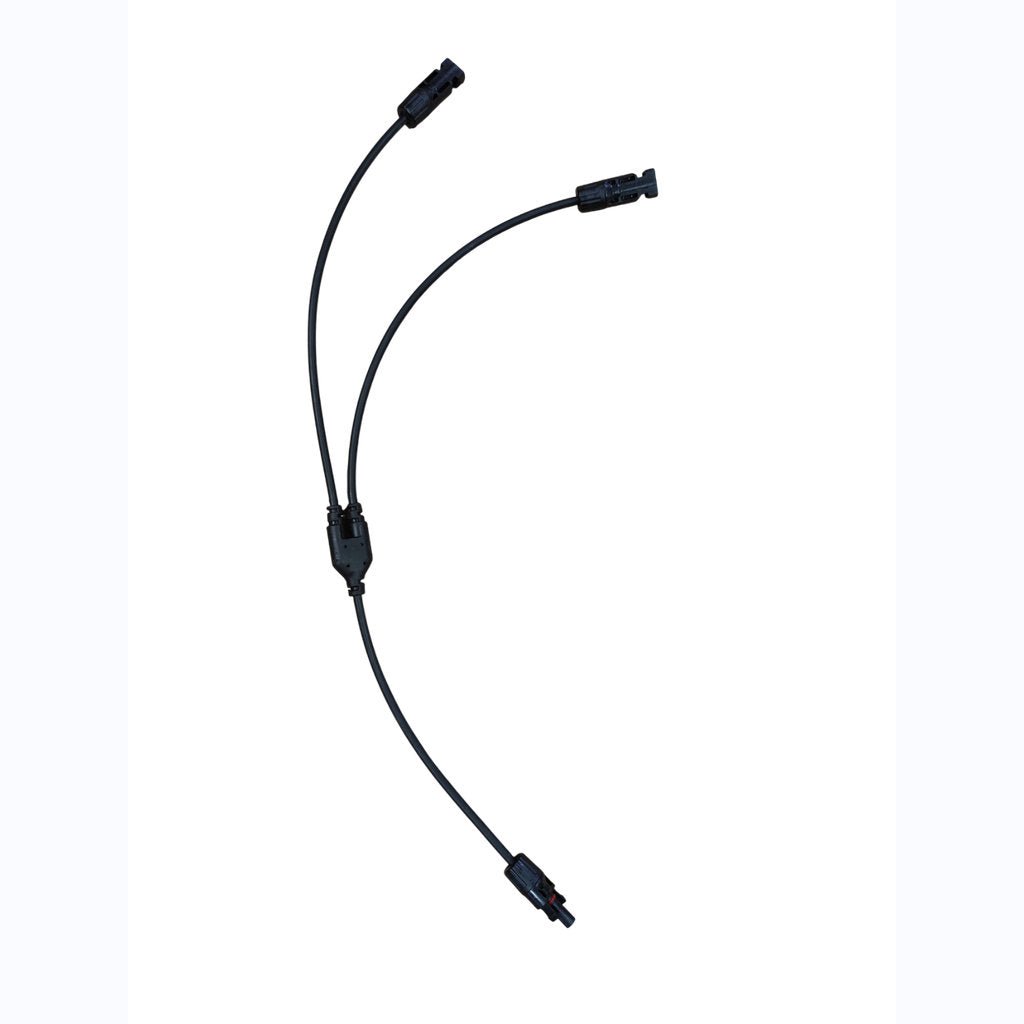 Rallonge MC4 en Y 4mm2 L:30cm + 20cm - Galix Solaire Shop