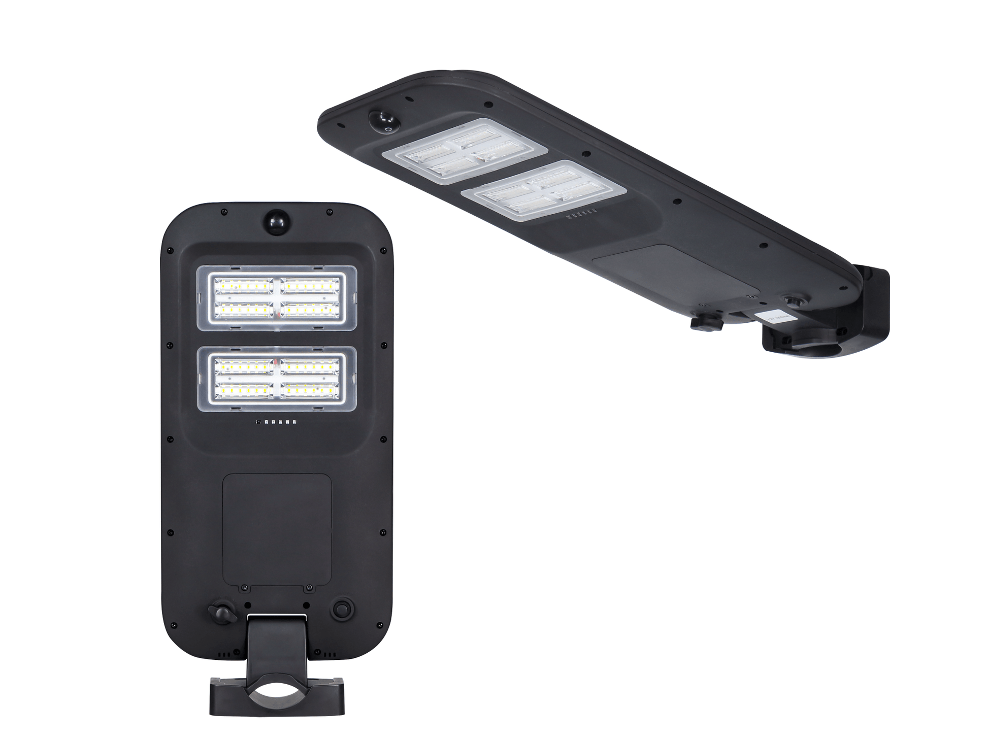 Tête de lampadaire solaire 2000 Lumens avec détecteur de présence - Galix Solaire Shop