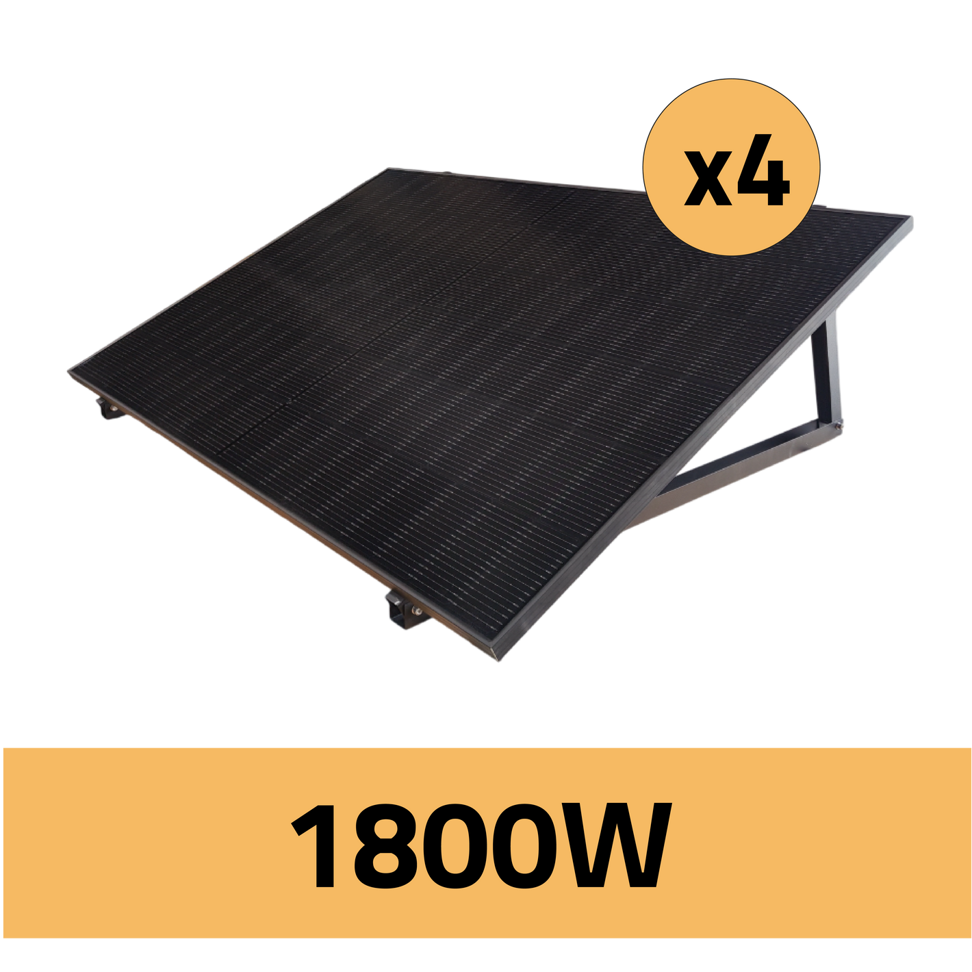 Kit Plug & Play 1800W Gamme PREMIUM avec micro-onduleurs Hoymiles