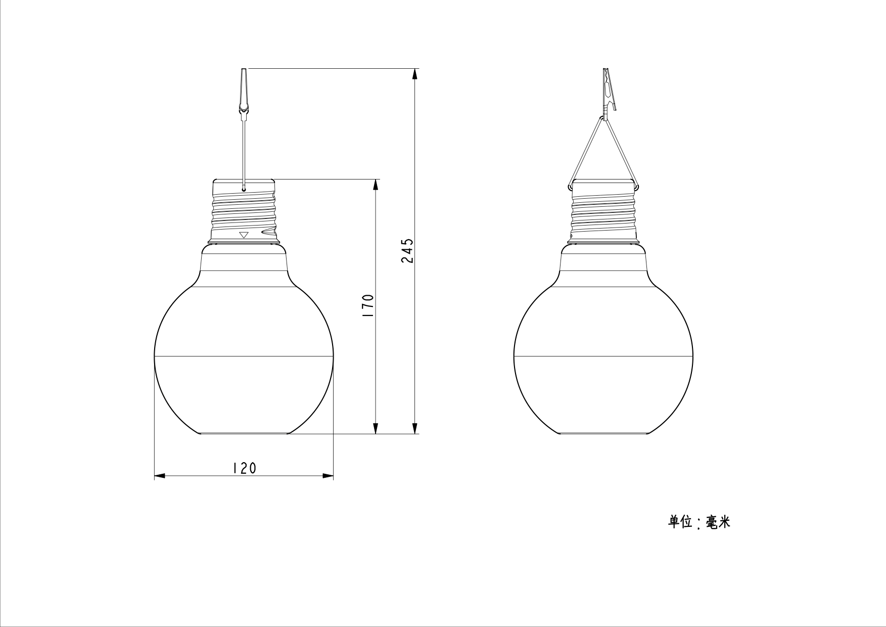 Ampoule solaire à filament - Galix Solaire Shop