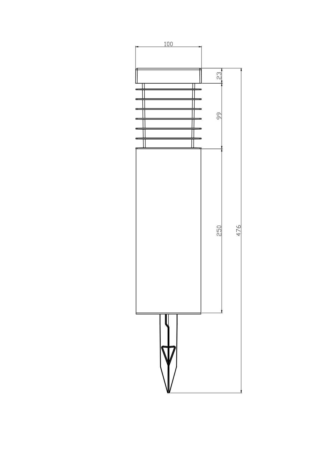 Borne solaire inox - Galix Solaire Shop