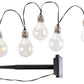 Guirlande solaire guinguette - 10 LED - Galix Solaire Shop