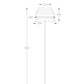 Lampadaire d'extérieur 230V, 50Hz, E27 ampoule Max. 40W - Galix Solaire Shop