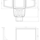Projecteur Solaire 1500 Lumens 3 Têtes 182 LED SMD Mode AUTO ou Marche Forcée - Galix Solaire Shop