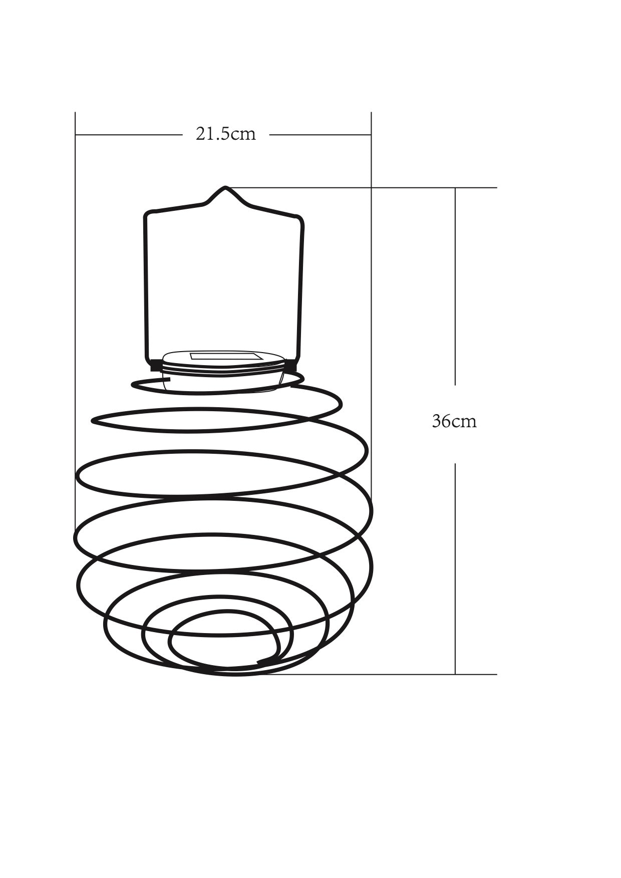 Suspension spirale solaire - 33 LED - Galix Solaire Shop